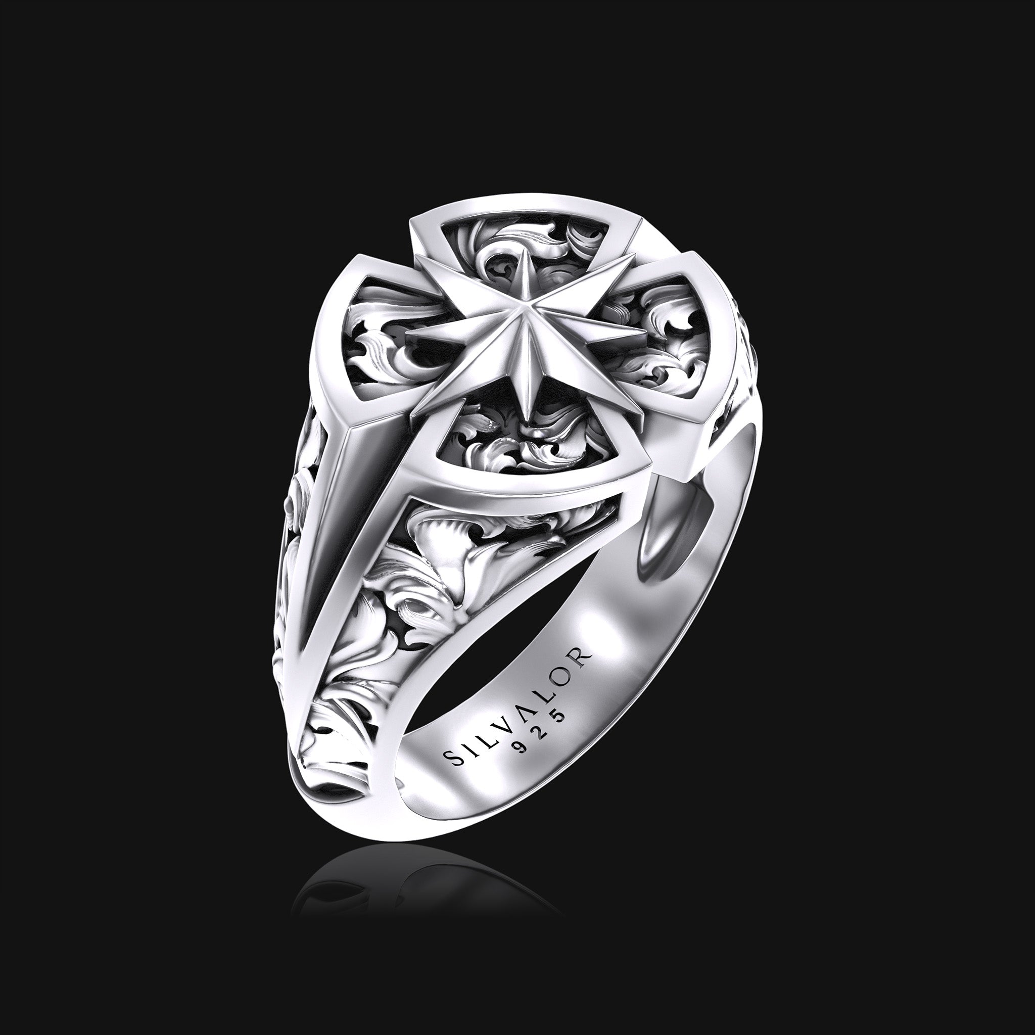 Polaris - Sterling Silver Signet Ring
