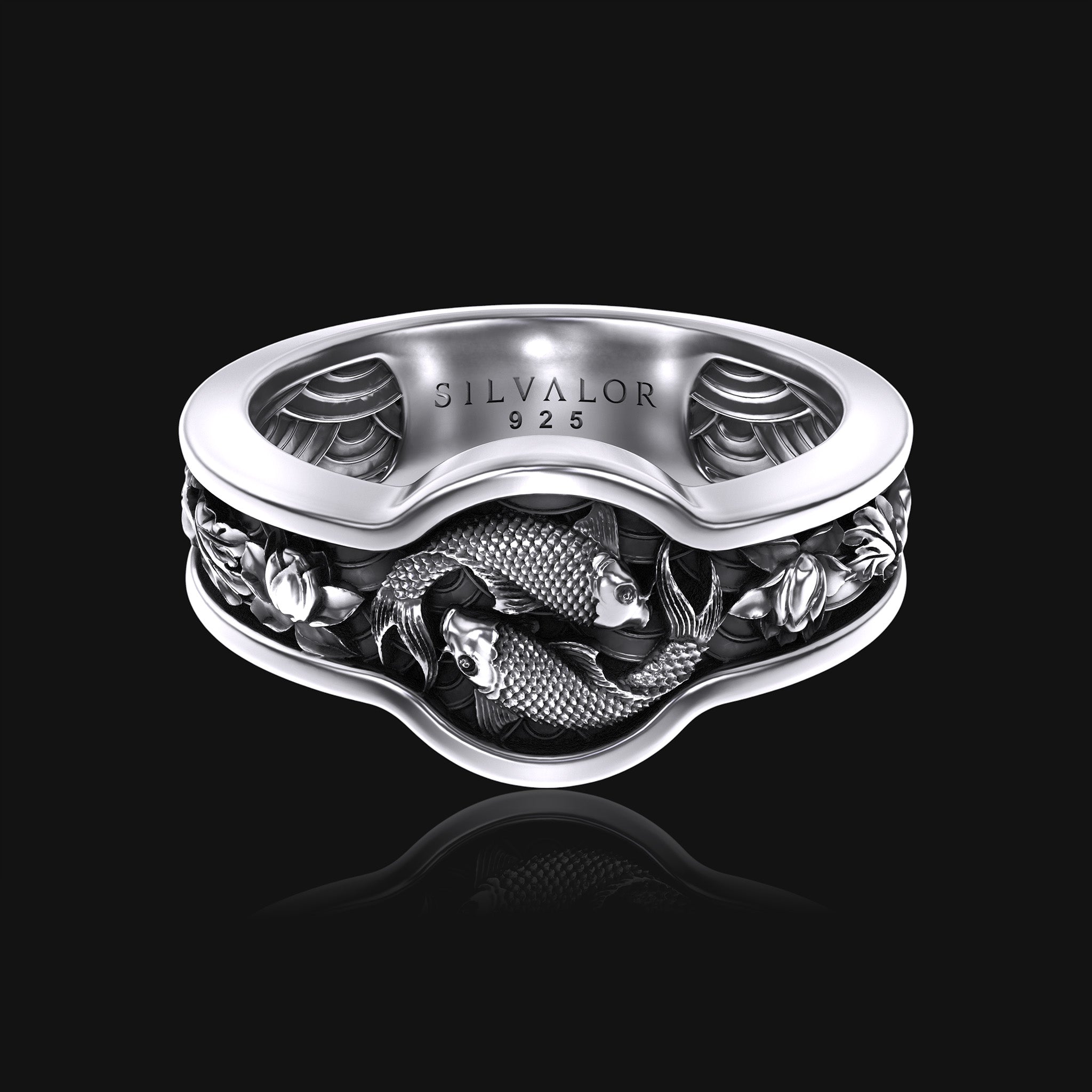 Yin Yang - Sterling Silver Ring
