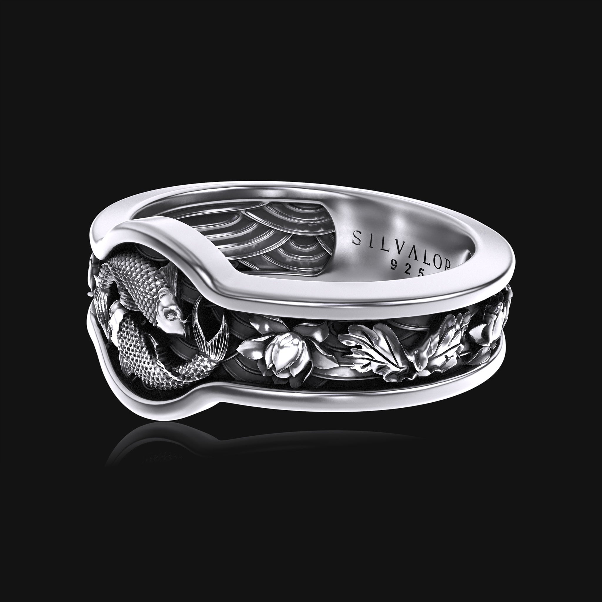 Yin Yang - Sterling Silver Ring