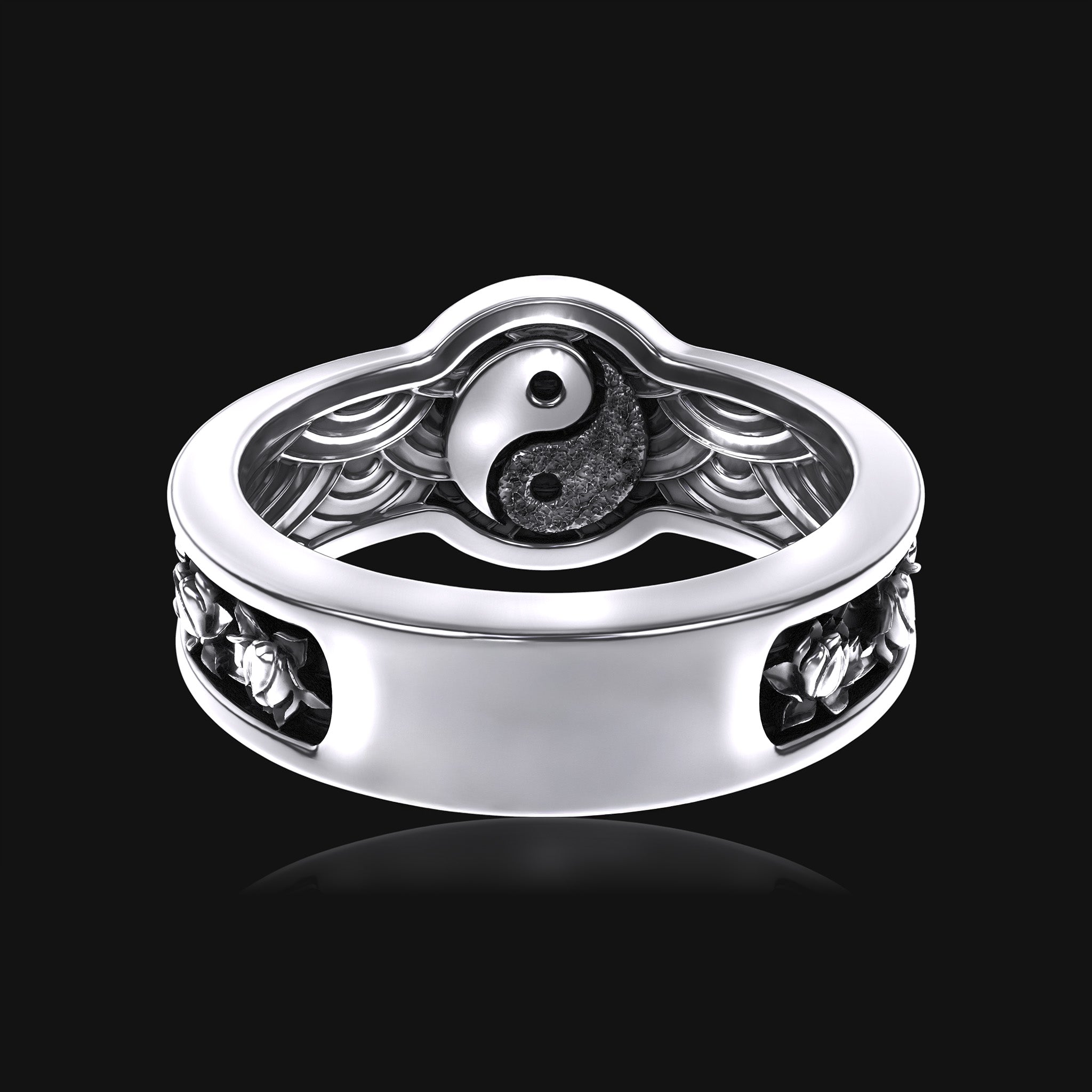 Yin Yang - Sterling Silver Ring