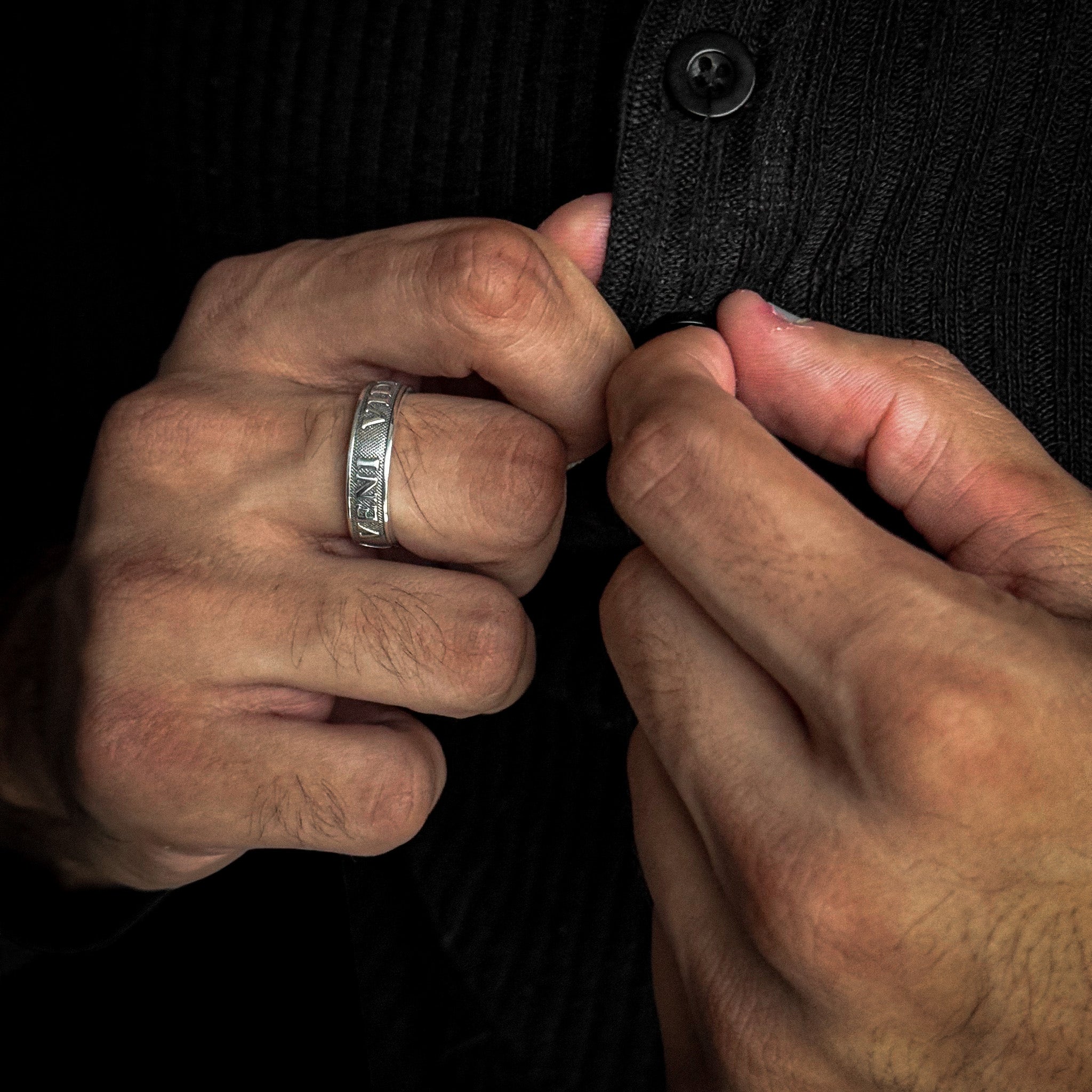 Veni Vidi Vici - Sterling Silver Ring