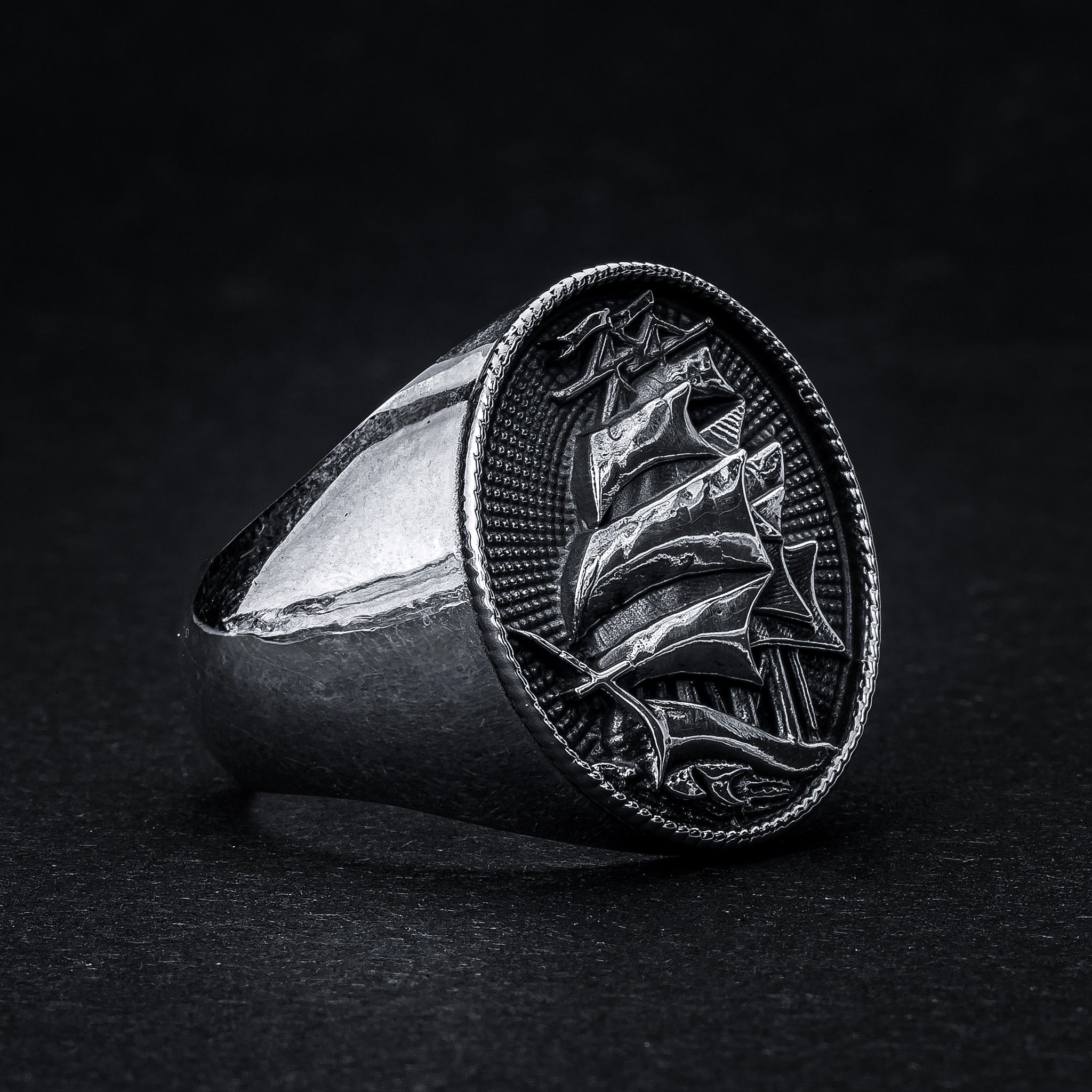 Voyager - Sterling Silver Signet Ring