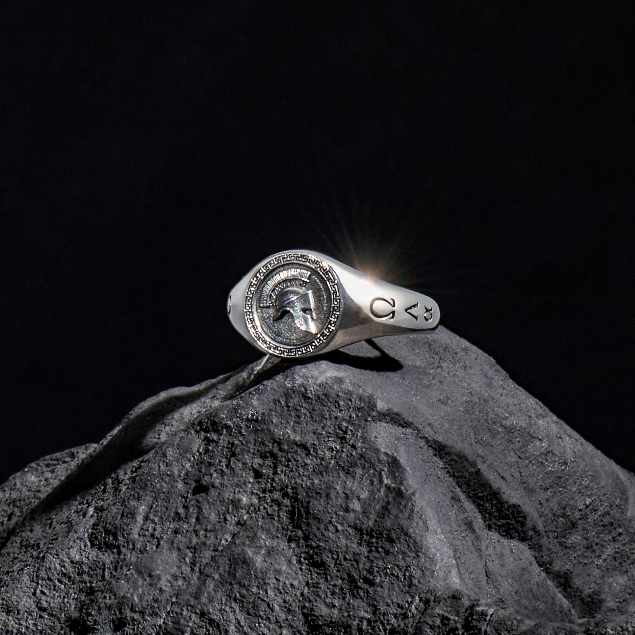 Agoge - Sterling Silver Signet Ring