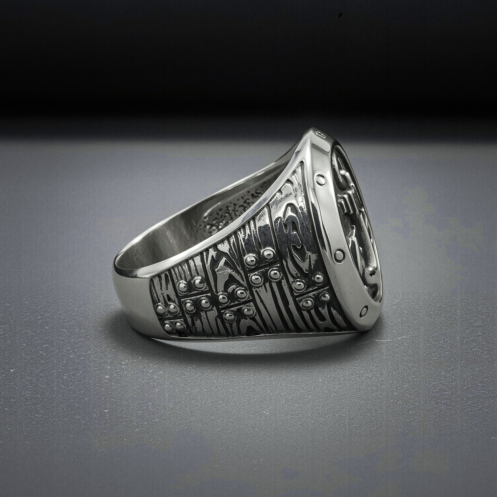 Anchorite - Sterling Silver Signet Ring