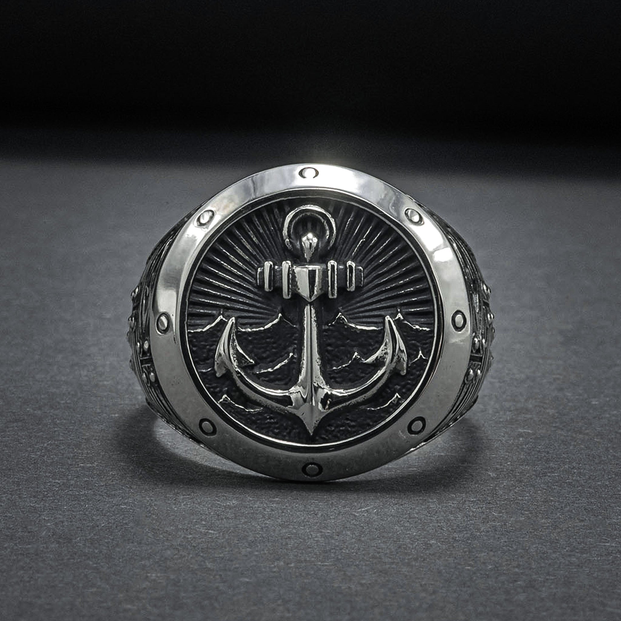 Anchorite - Sterling Silver Signet Ring