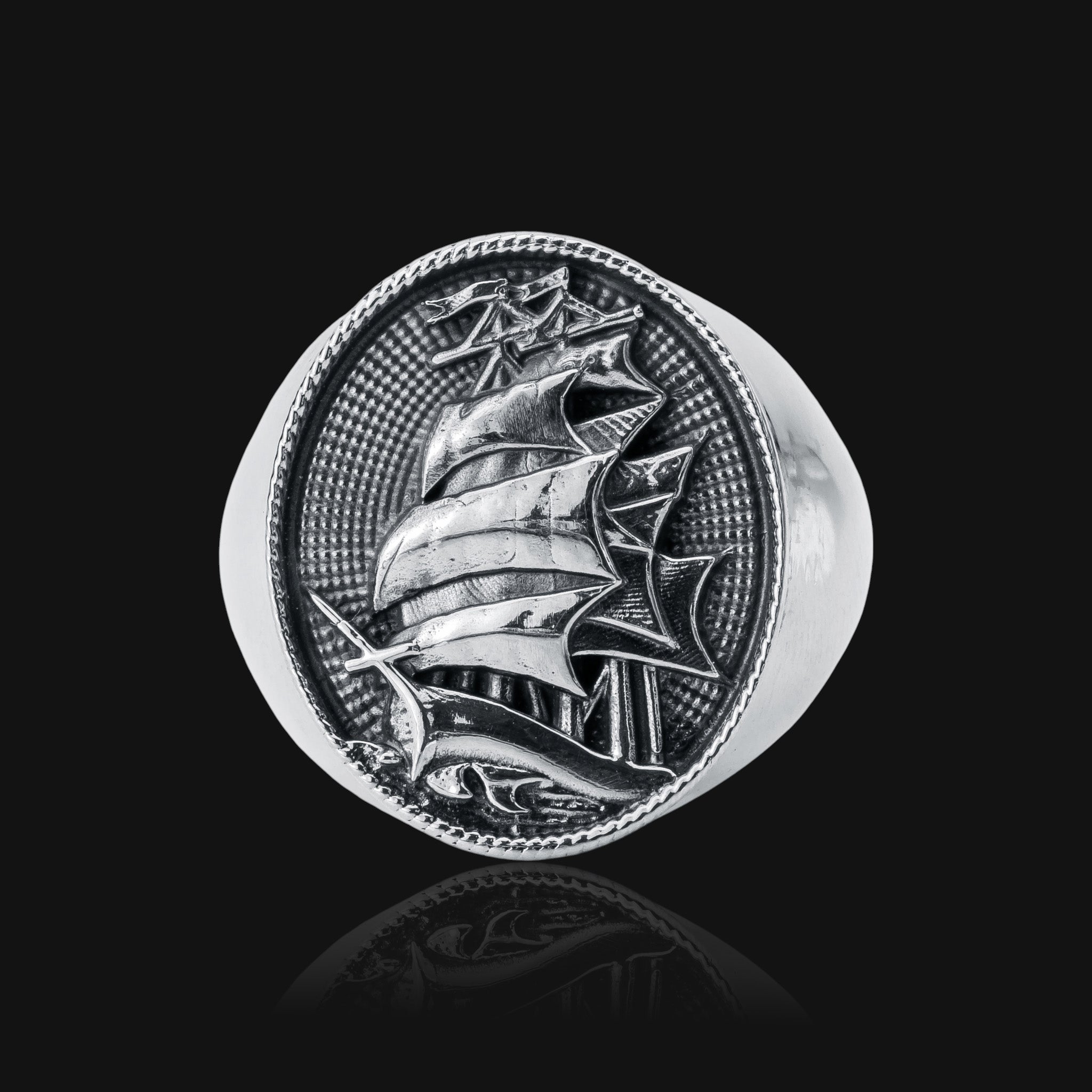 Voyager - Sterling Silver Signet Ring