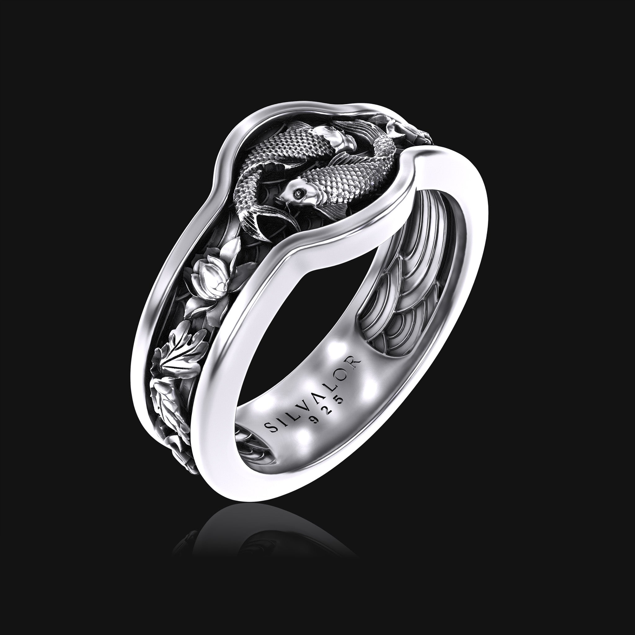 Yin Yang - Sterling Silver Ring