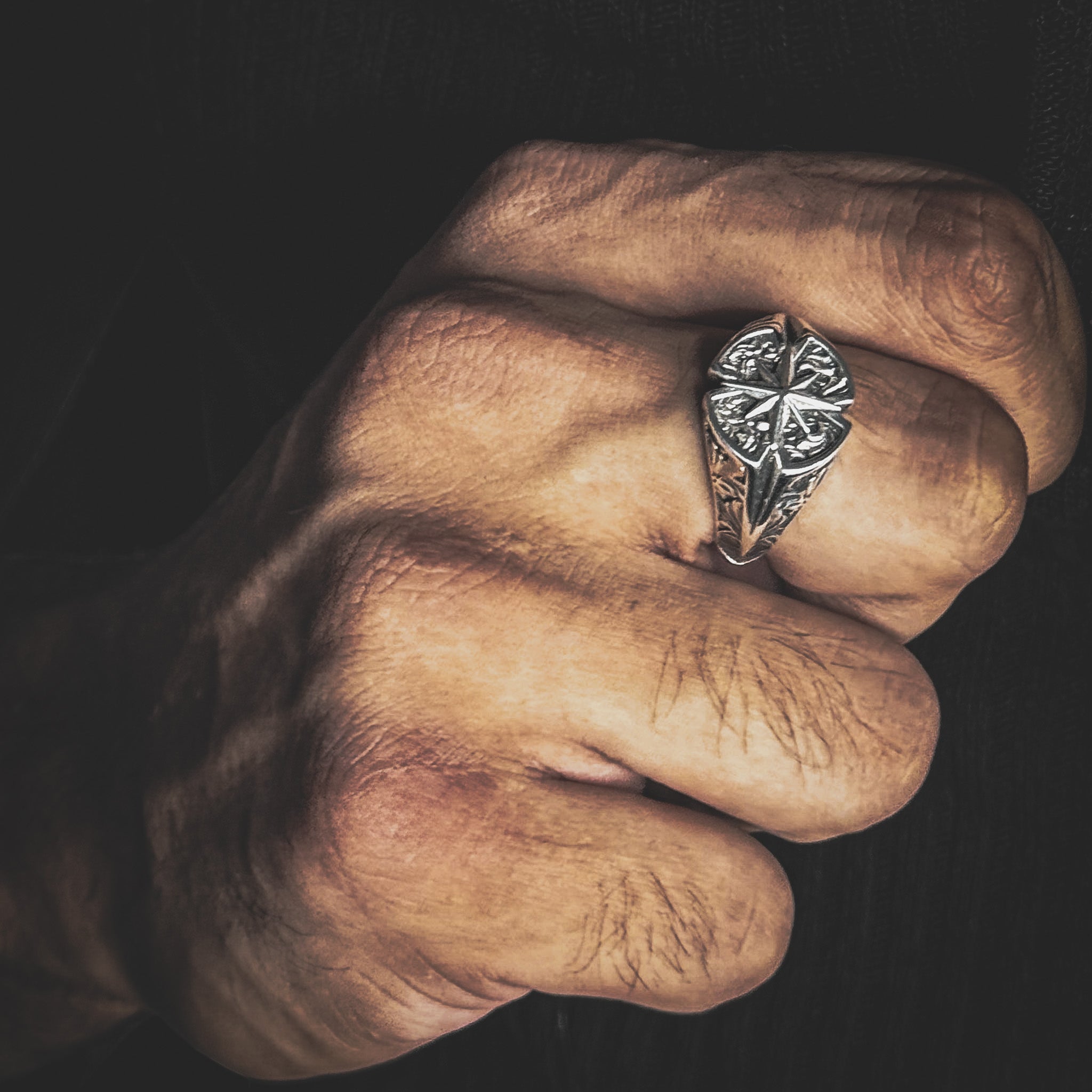Polaris - Sterling Silver Signet Ring
