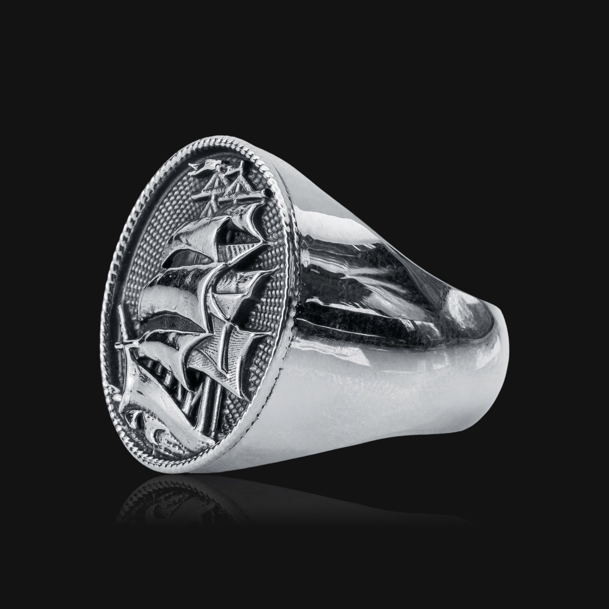 Voyager - Sterling Silver Signet Ring