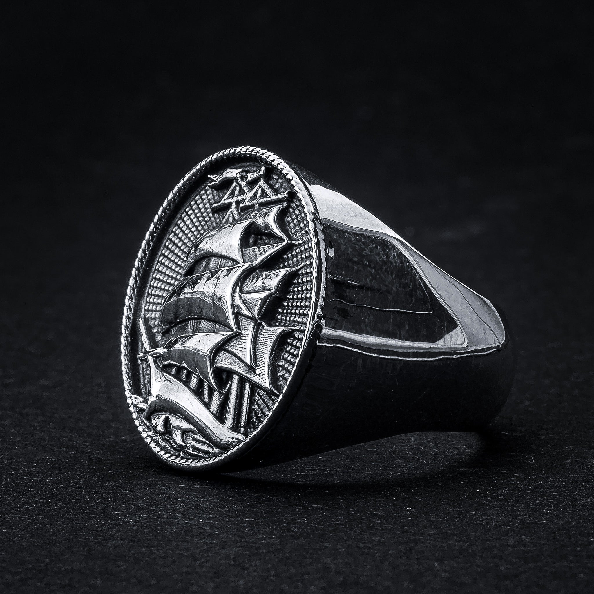 Voyager - Sterling Silver Signet Ring