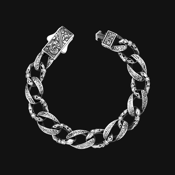 Unbroken Links Sterling Silver Chain Bracelet - Silvalor