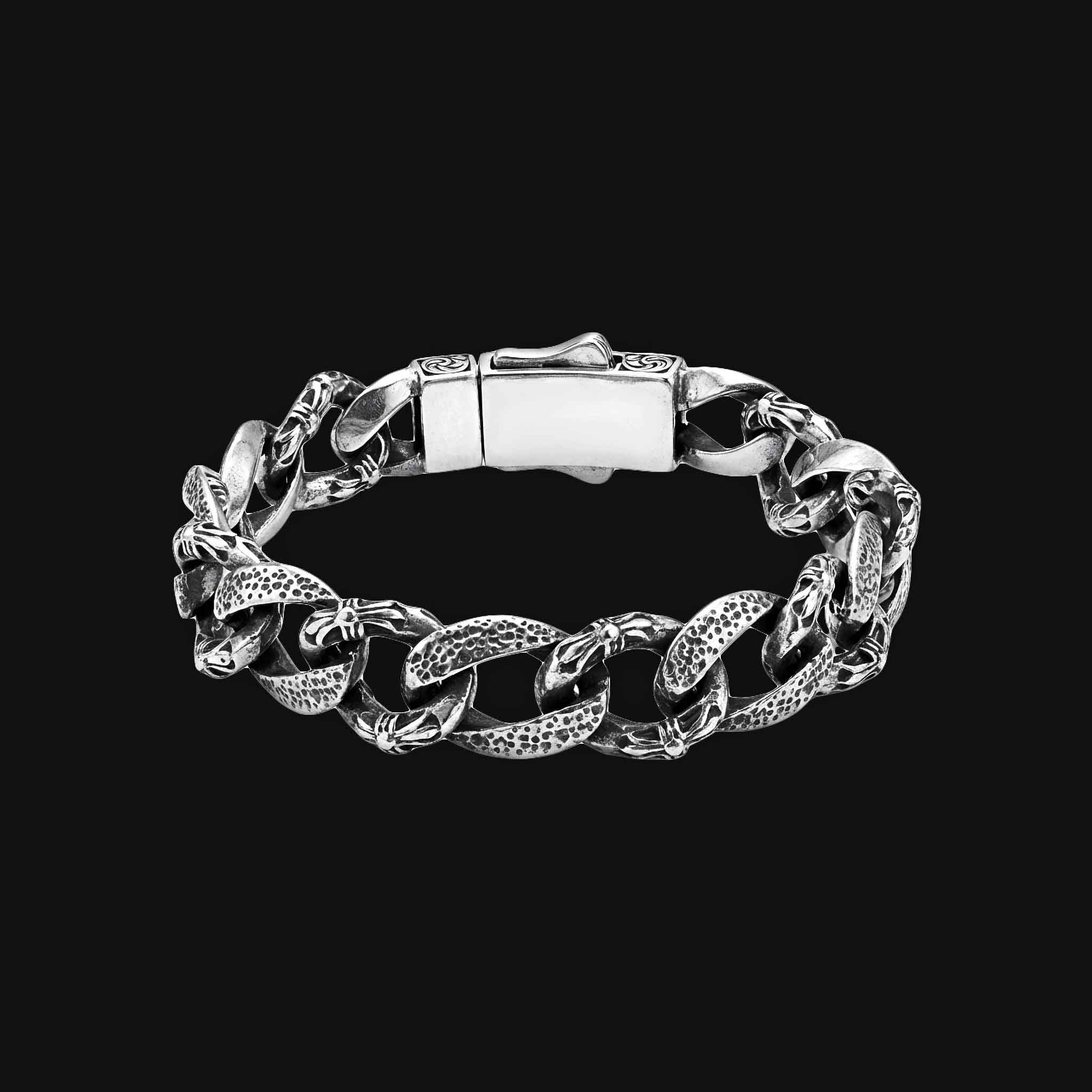 Unbroken Links Sterling Silver Chain Bracelet - Silvalor