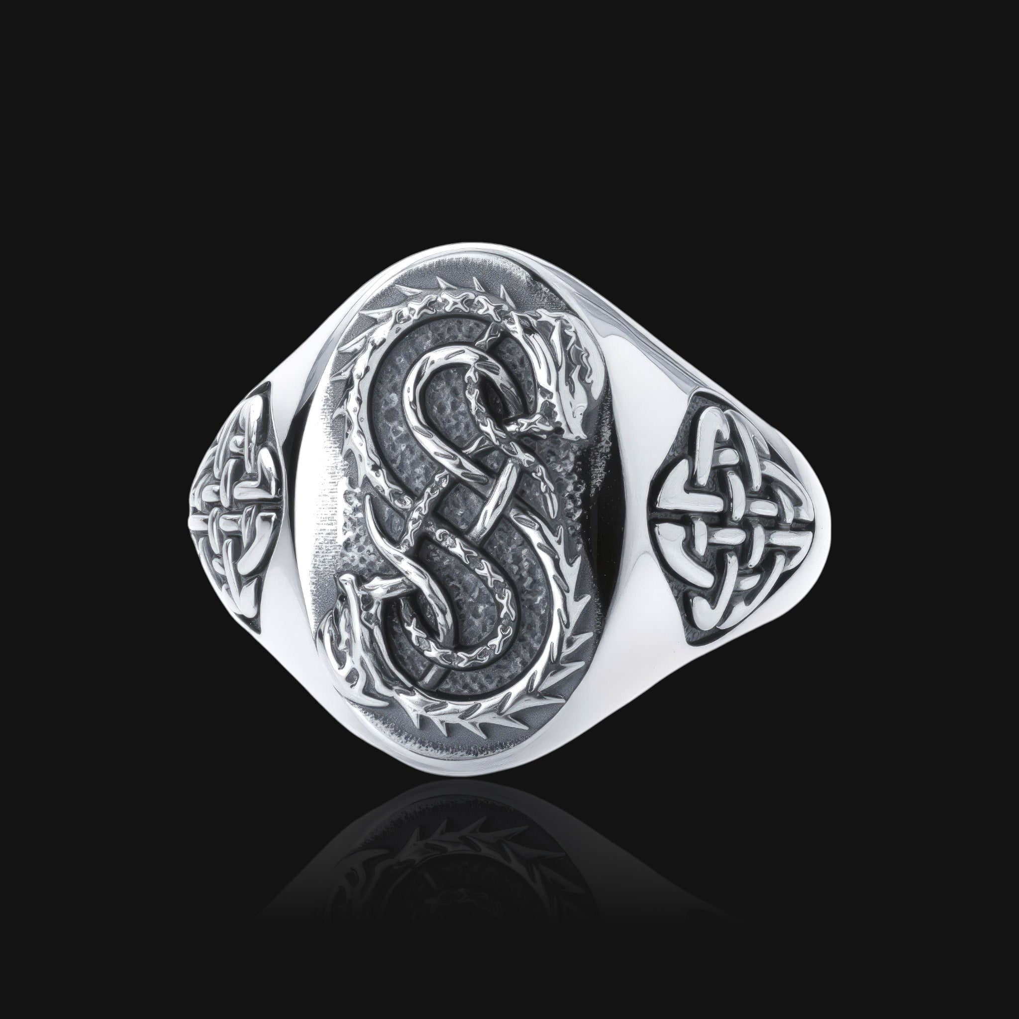 Bastion - Sterling Silver Signet Ring