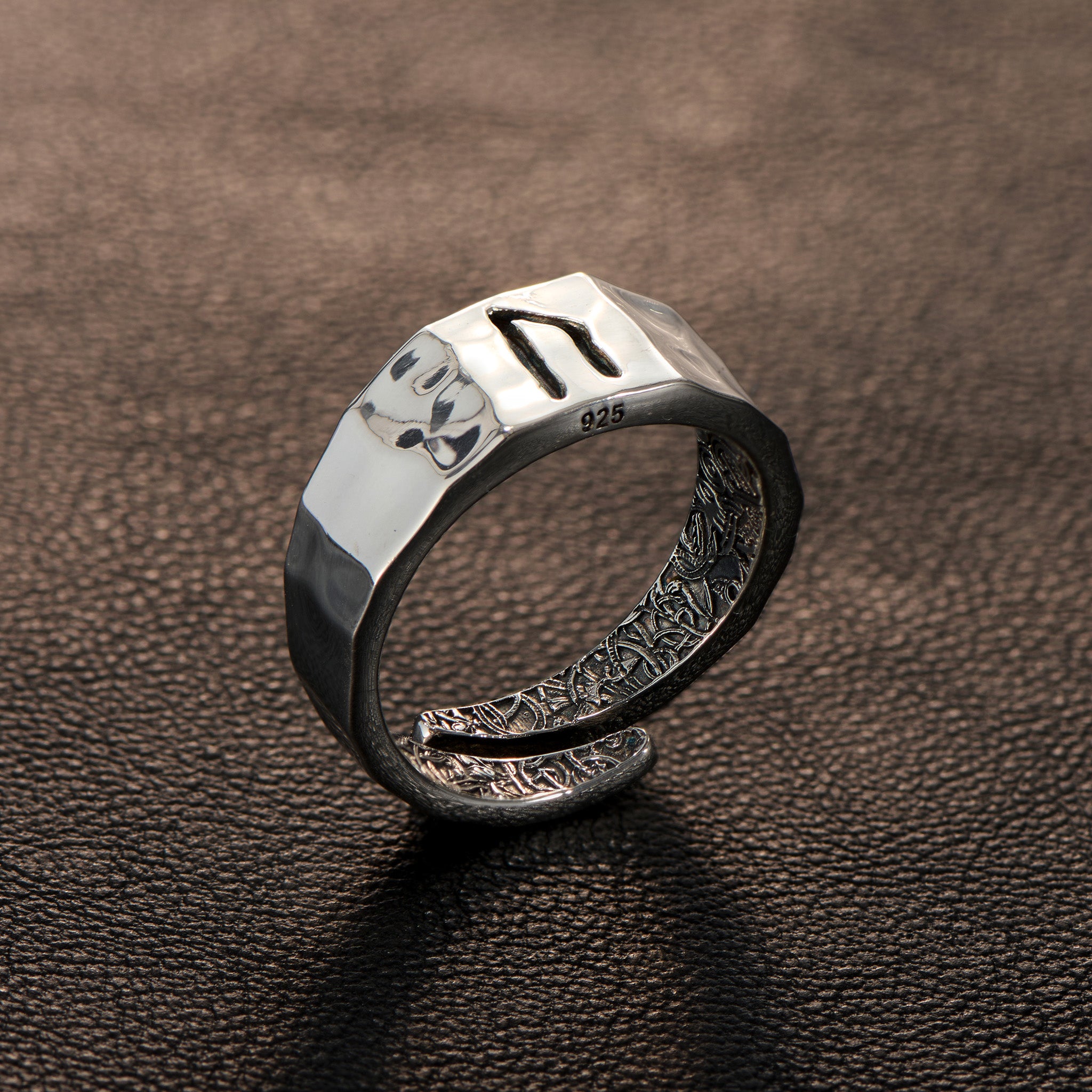 Uruz - Sterling Silver Ring